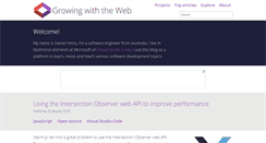 Desktop Screenshot of growingwiththeweb.com